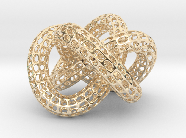 Gold Dollar Knot in 14K Yellow Gold
