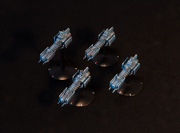 Legion - Infante Class Frigate (x4) in Tan Fine Detail Plastic