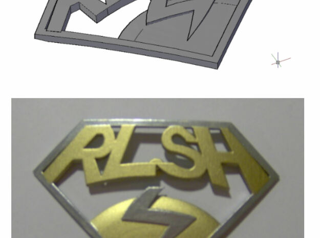 Improved RLSH badge in White Processed Versatile Plastic
