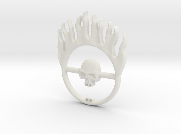 Furiosa buckle from Mad Max: Fury Road in White Natural Versatile Plastic