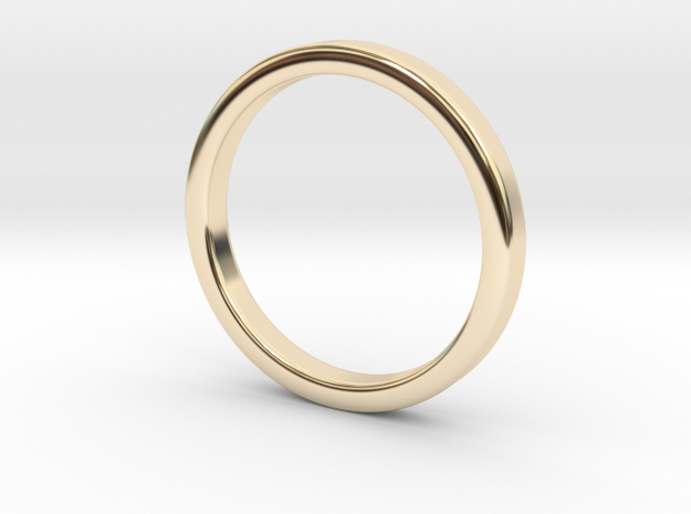 Ring for Ed - Size 12 (3mm wide, 2mm Thick) in 14K Yellow Gold