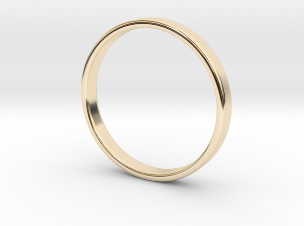 Ring for Ed - Size 12 (3mm wide, 1.2mm thick) in 14K Yellow Gold