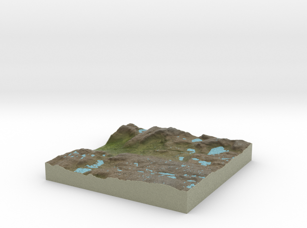 Terrafab generated model Thu Jul 02 2015 18:25:37  in Full Color Sandstone