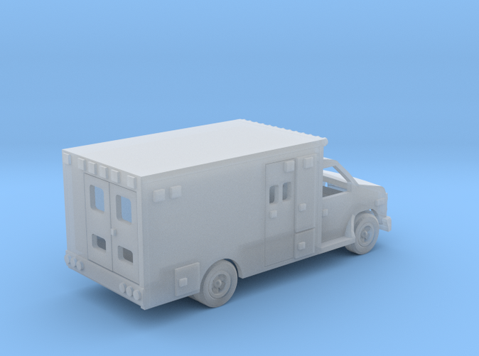 Ambulance Ford E 450 Z scale