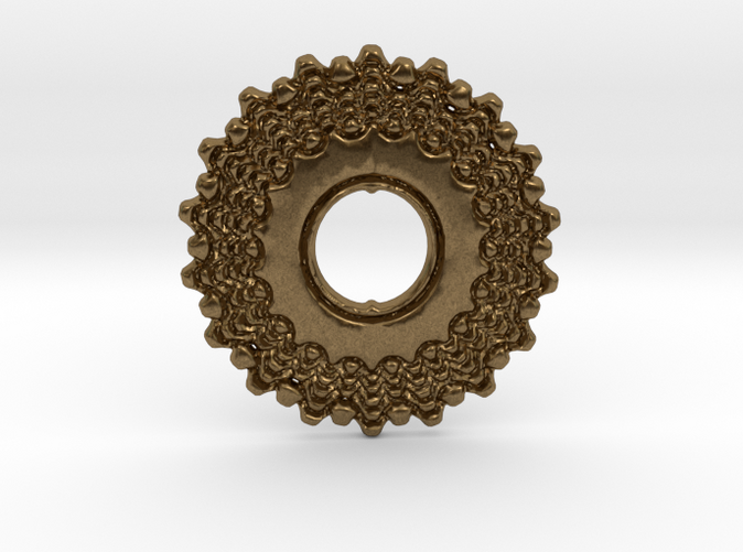 Bicycle Gear in Bronze is beautiful