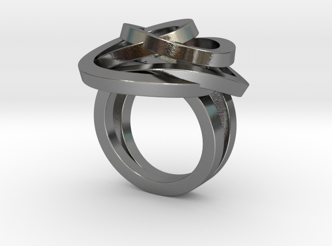 Silverl Soft Elegant Knot Ring