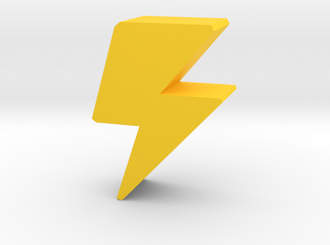 Bolts Mascot Lightning Bolt Yellow and Green Direct to Film