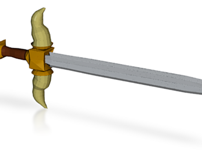 Horned Barbarian Sword