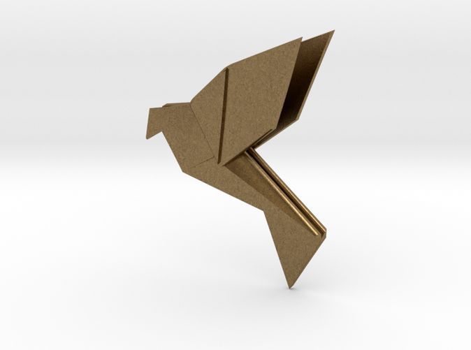 small origami bird