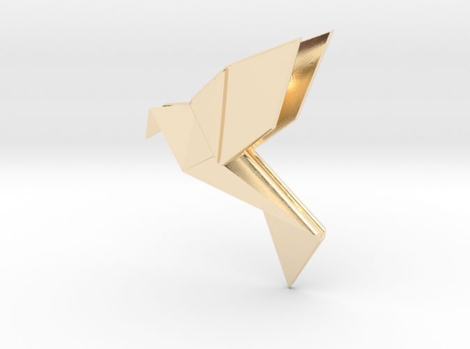 small origami bird