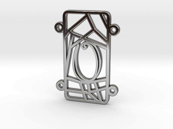 Personalised Inkscape Voronoi Pattern Bracelet (N)