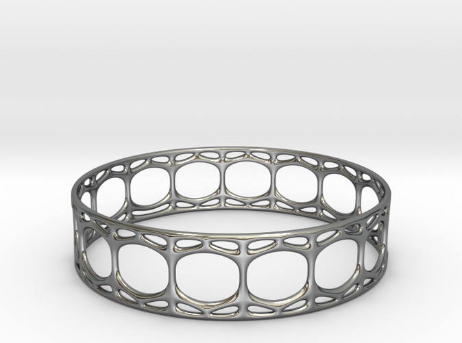 Voronoi Cylindrical Bracelet
