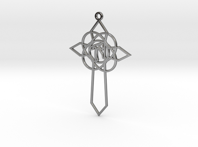 Personalised Celtic Cross Earring
