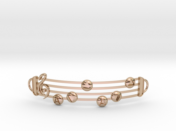 Song of Storms in 14k Rose Gold Plated Brass