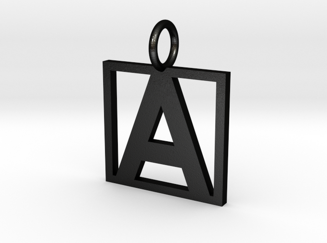 The letter A pendant
