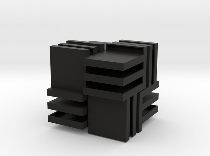 Cube Puzzle V-2, Negative