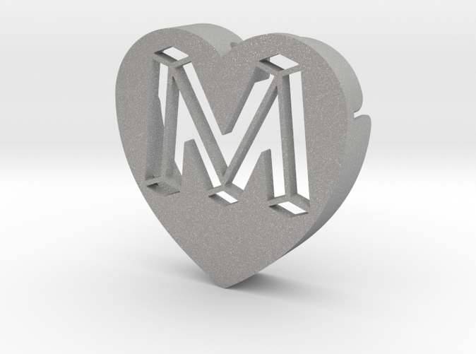 Heart shape DuoLetters print M