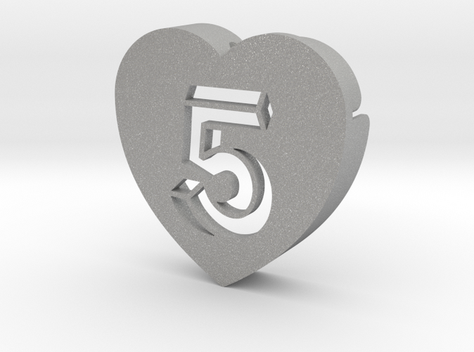 Heart shape DuoLetters print 5