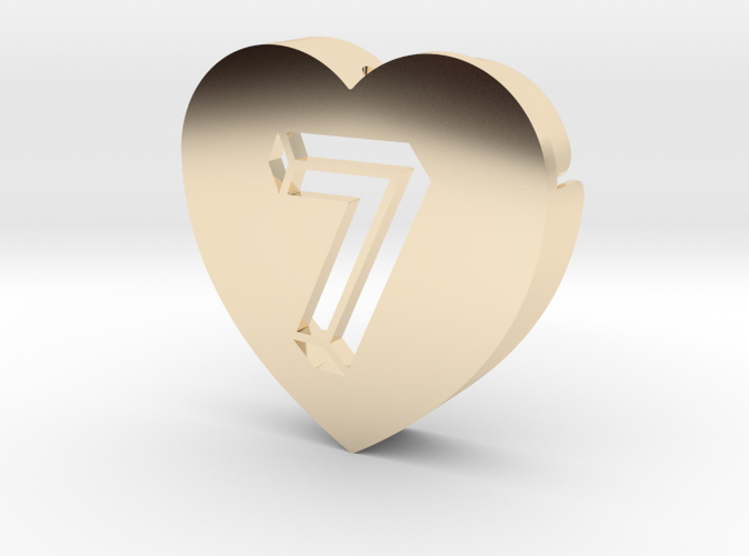 Heart shape DuoLetters print 7