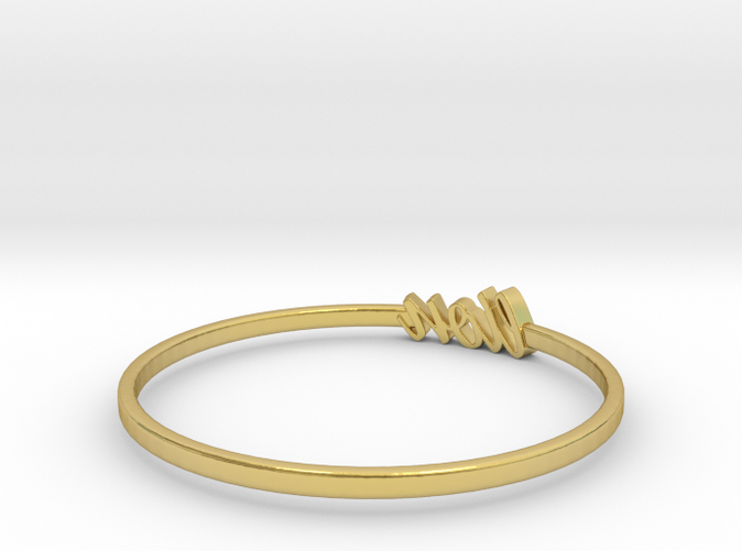Polished Brass Leo / Lion ring