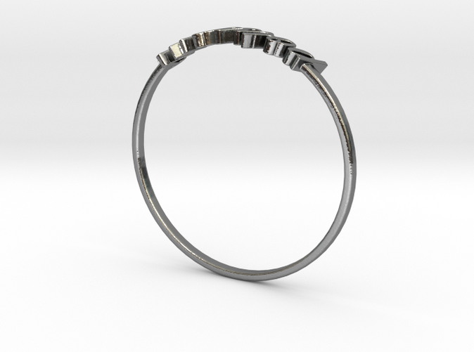 Polished Silver Pisces / Poissons ring