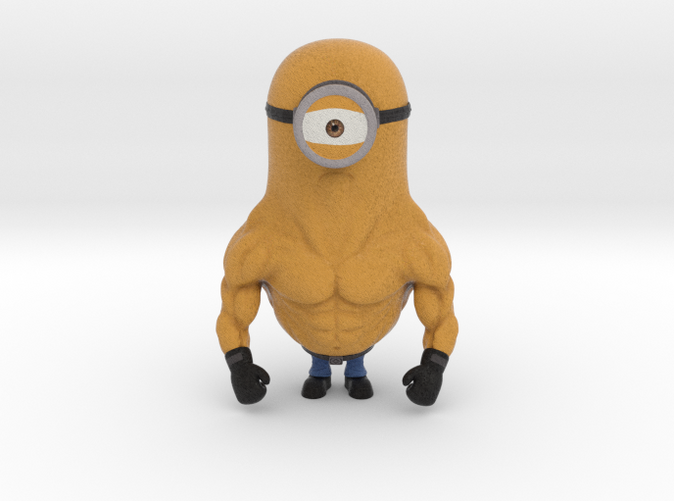 A minion called #STERO, loves to work out and addicted to steroids!