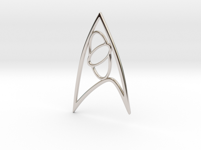 Starfleet Science Sign Rhodium