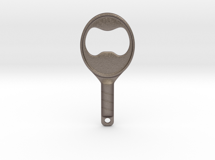 Wimbledon Key Ring Bottle Opener by Caxton Rhode 3d printed
