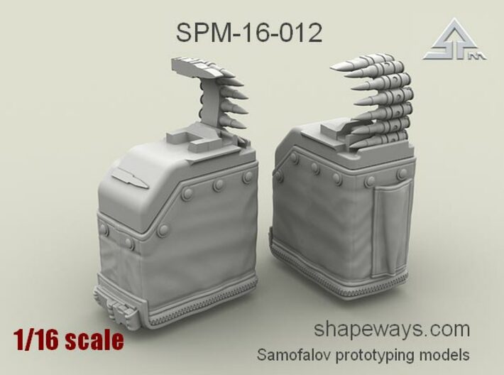 1/16 SPM-16-012 LBT MK48 Box Mag (middle) 3d printed