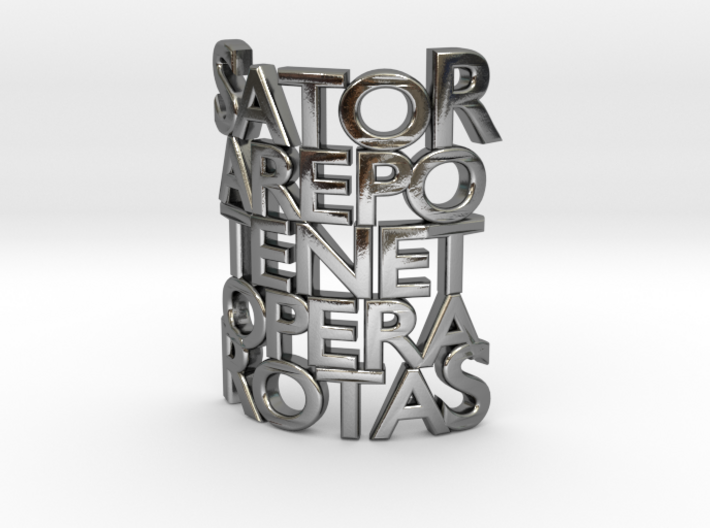 Sator Arepo Tenet Opera Rotas 3d printed