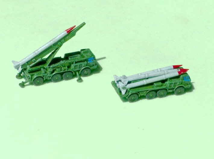 Sovjet Frog 7 - Luna M SRBM 1/220 Z-Scale 3d printed 1/285 Models