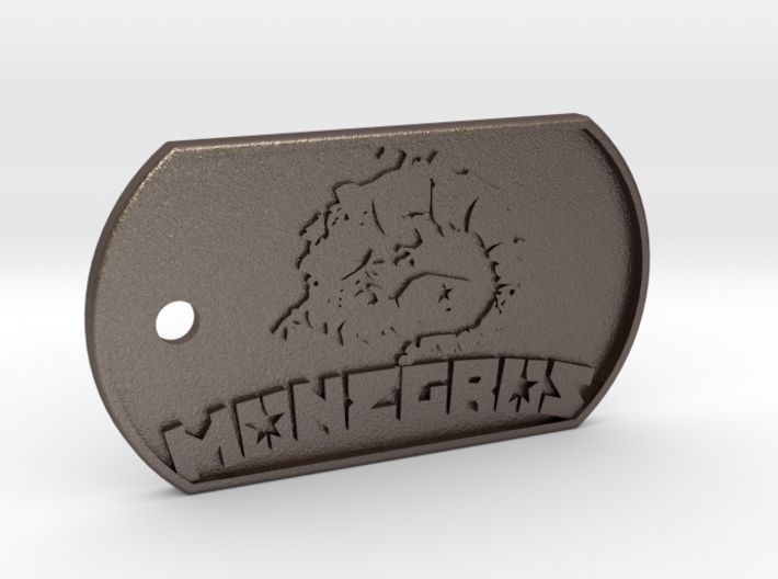 Monegros Dog Tag 3d printed