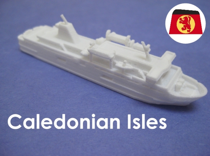 MV Caledonian Isles (1:1200) 3d printed