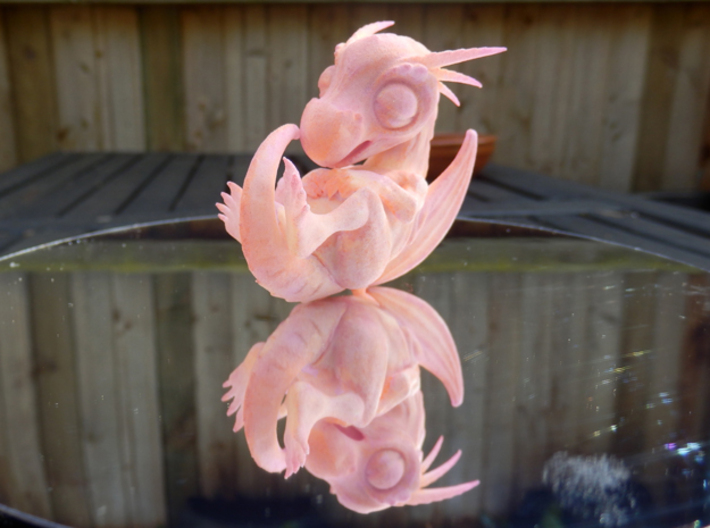 White Dragon Baby (to paint for yourself) 3d printed Hand Painted Dragon- yours will be plain white