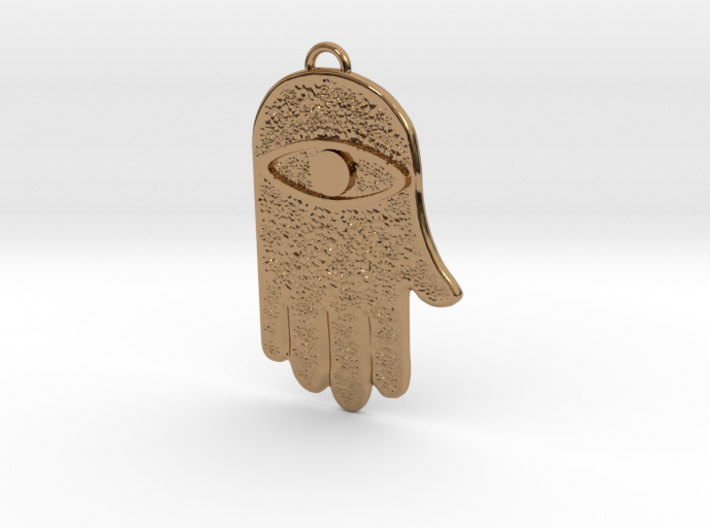 Hamsa Hand Pendant 3d printed
