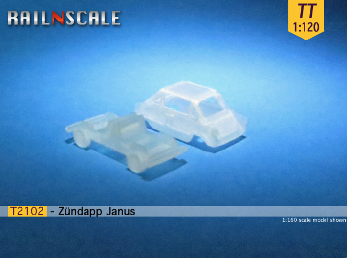 Zündapp Janus (TT 1:120) 3d printed 