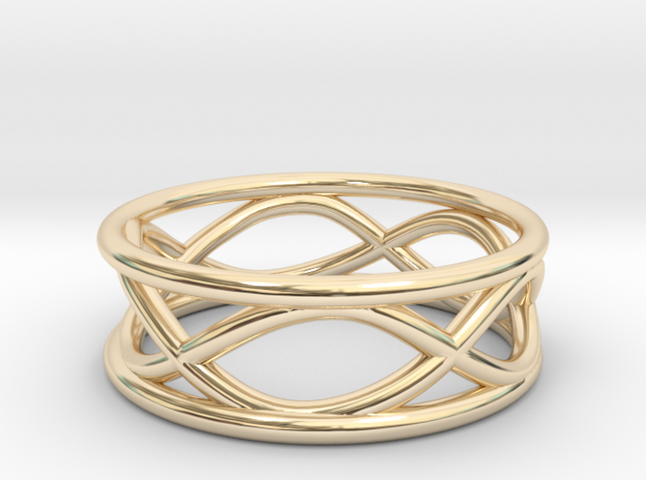 Infinity Ring- Size 7 3d printed