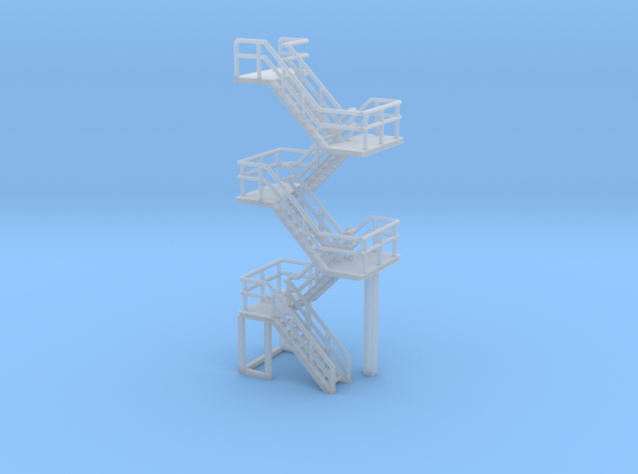 N Scale Staircase 57.4mm 3d printed