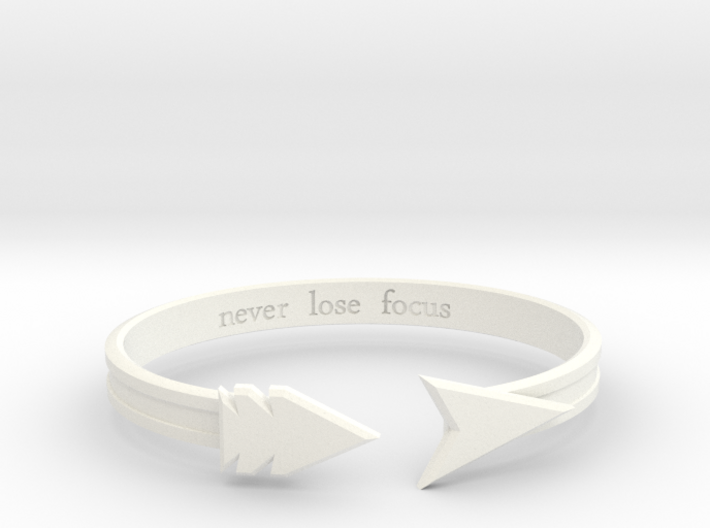 Ashe &quot;never lose focus&quot; Bracelet 3d printed