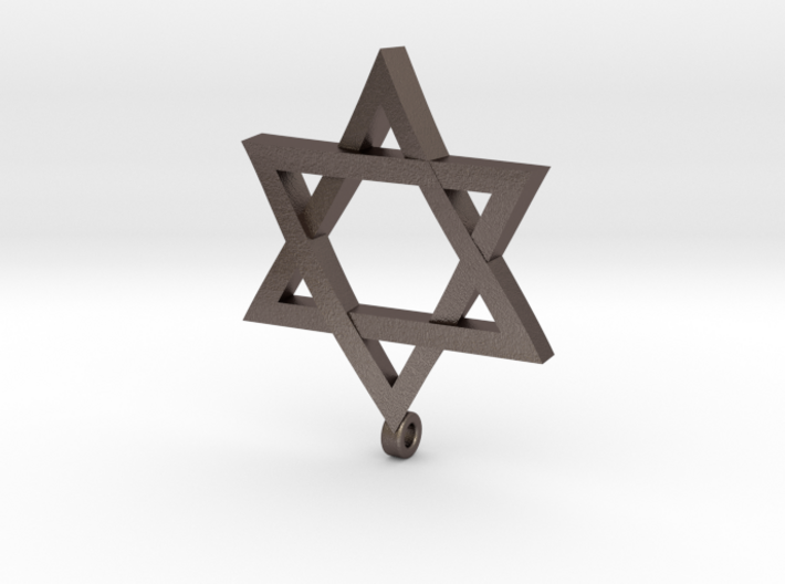 Twisted Star of David 3d printed