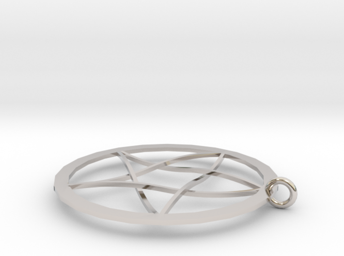 Pentagram Pendent(with Ring) 3d printed
