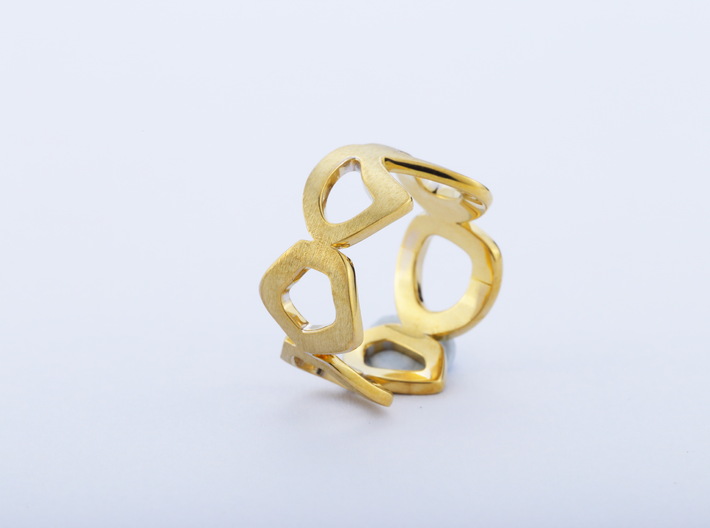 rocks ring 3d printed