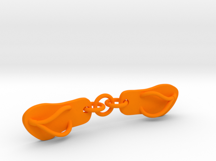 Flip-Flops Pendant 3d printed 