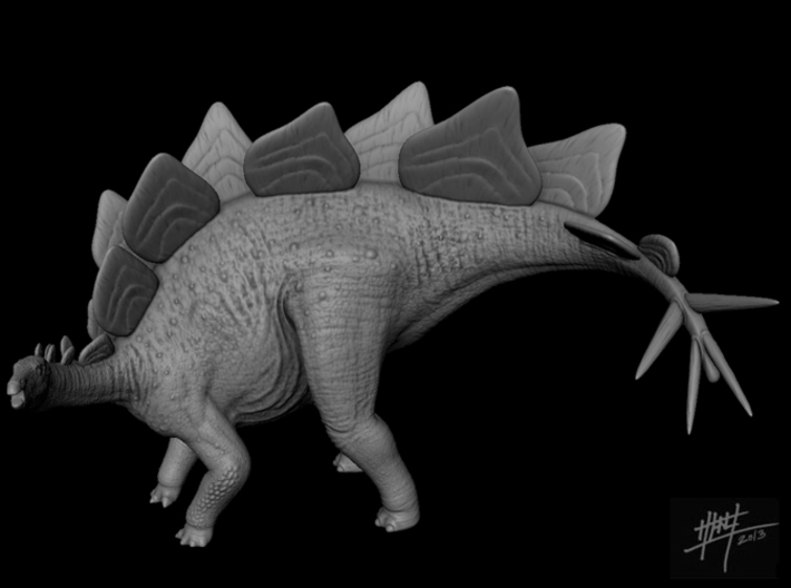 Stegosaurus defense 1/40 3d printed 