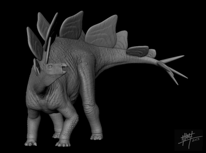 Stegosaurus defense 1/40 3d printed