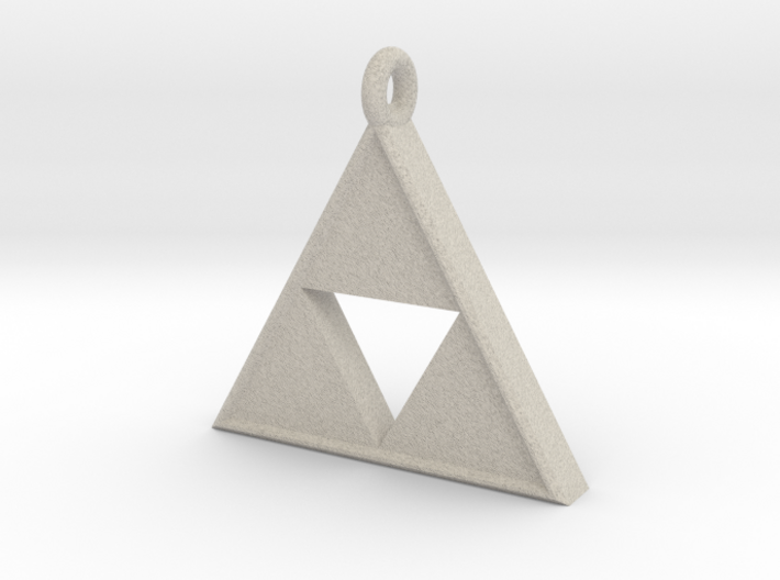 Triforce Pendant 3d printed