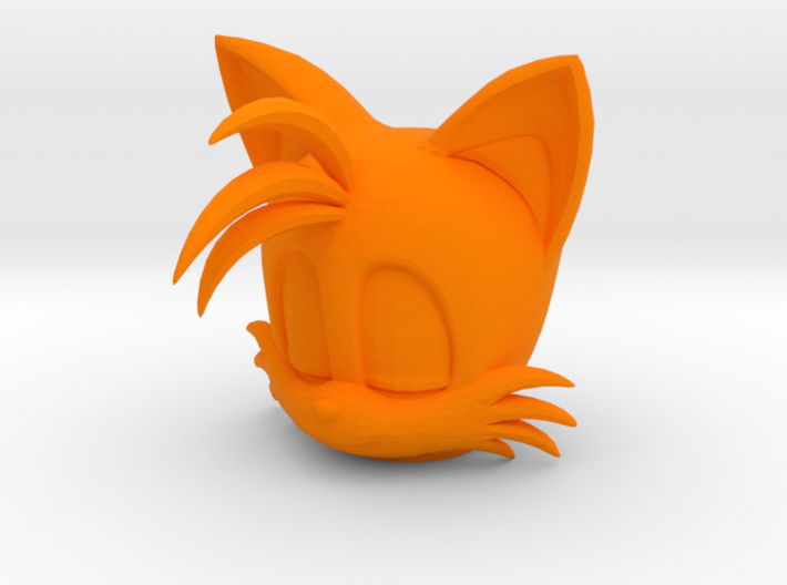 Custom Tails The Fox Inspired Head for Lego 3d printed 