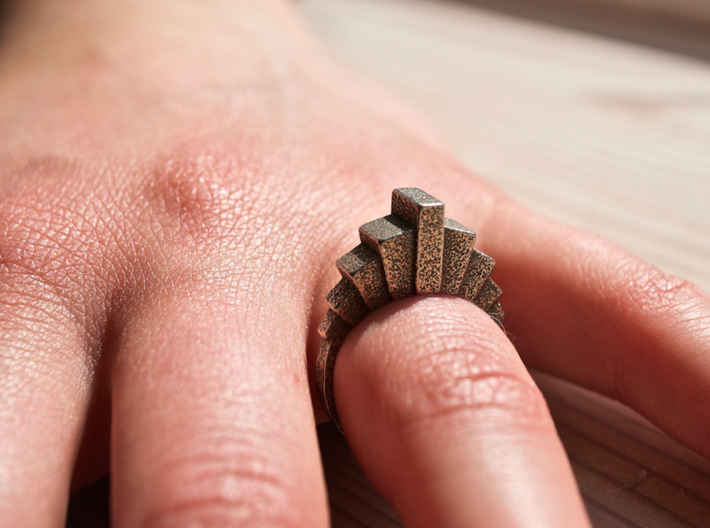 "Kriist" Ring - Size Small 3d printed 