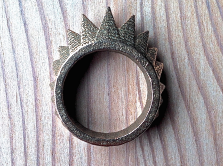&quot;Nonderso&quot; Ring - Size Large 3d printed