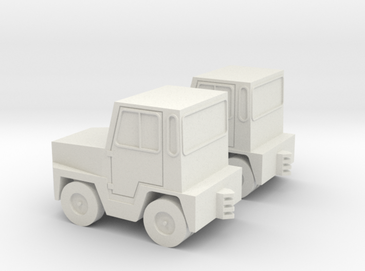GSE Airport Baggage Tractor 1:144 2pc 3d printed